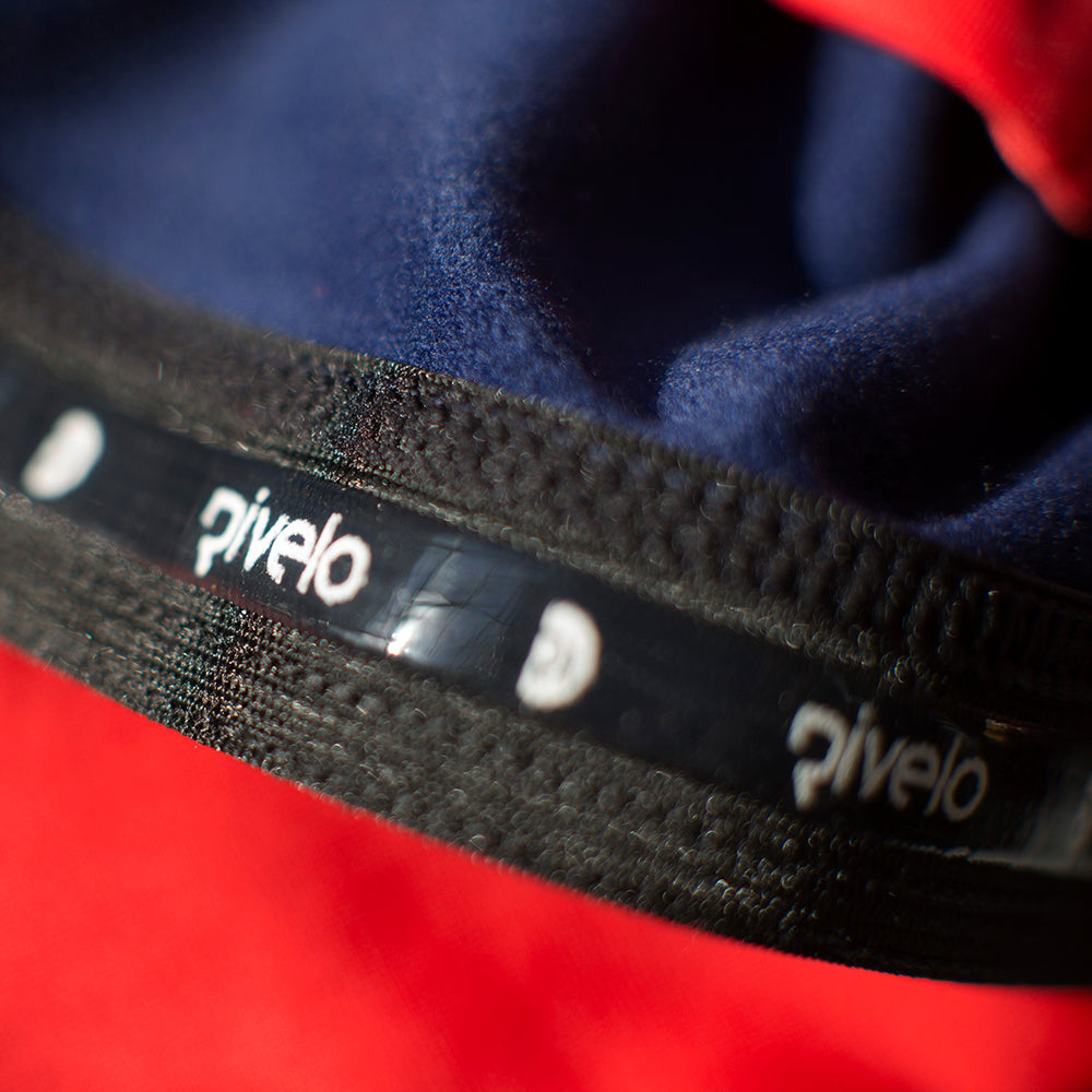 Rivelo | Womens Frensham Thermal Long Sleeve Jersey (Red/Navy)