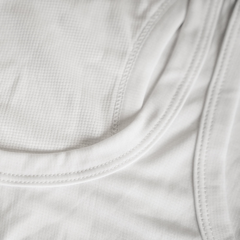 Rivelo Womens Garafia Base Layer Tech Vest (White/Grey)
