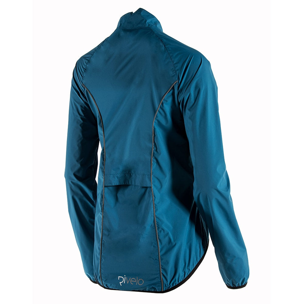 Rivelo Womens Garrowby Packable Jacket (Teal) (studio)