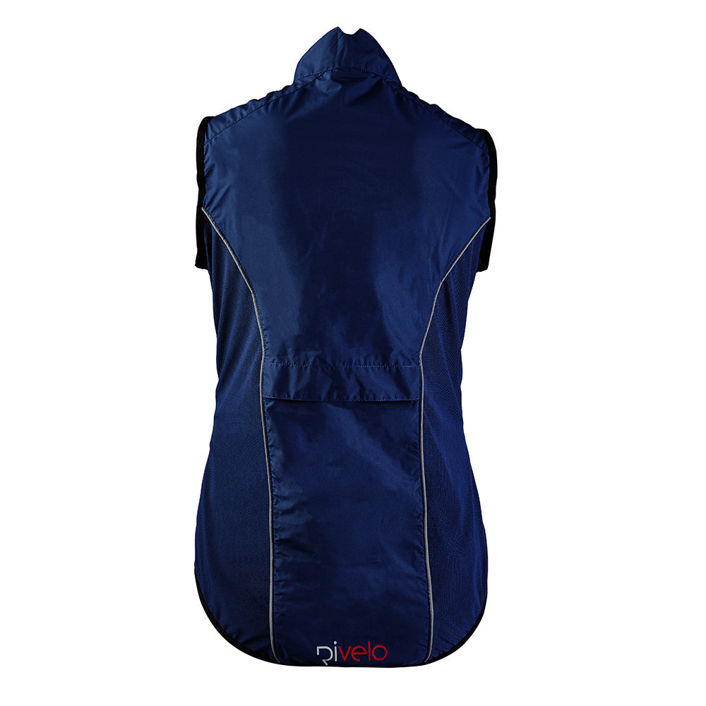 Rivelo Womens Haresfield Gilet (Navy) (studio)