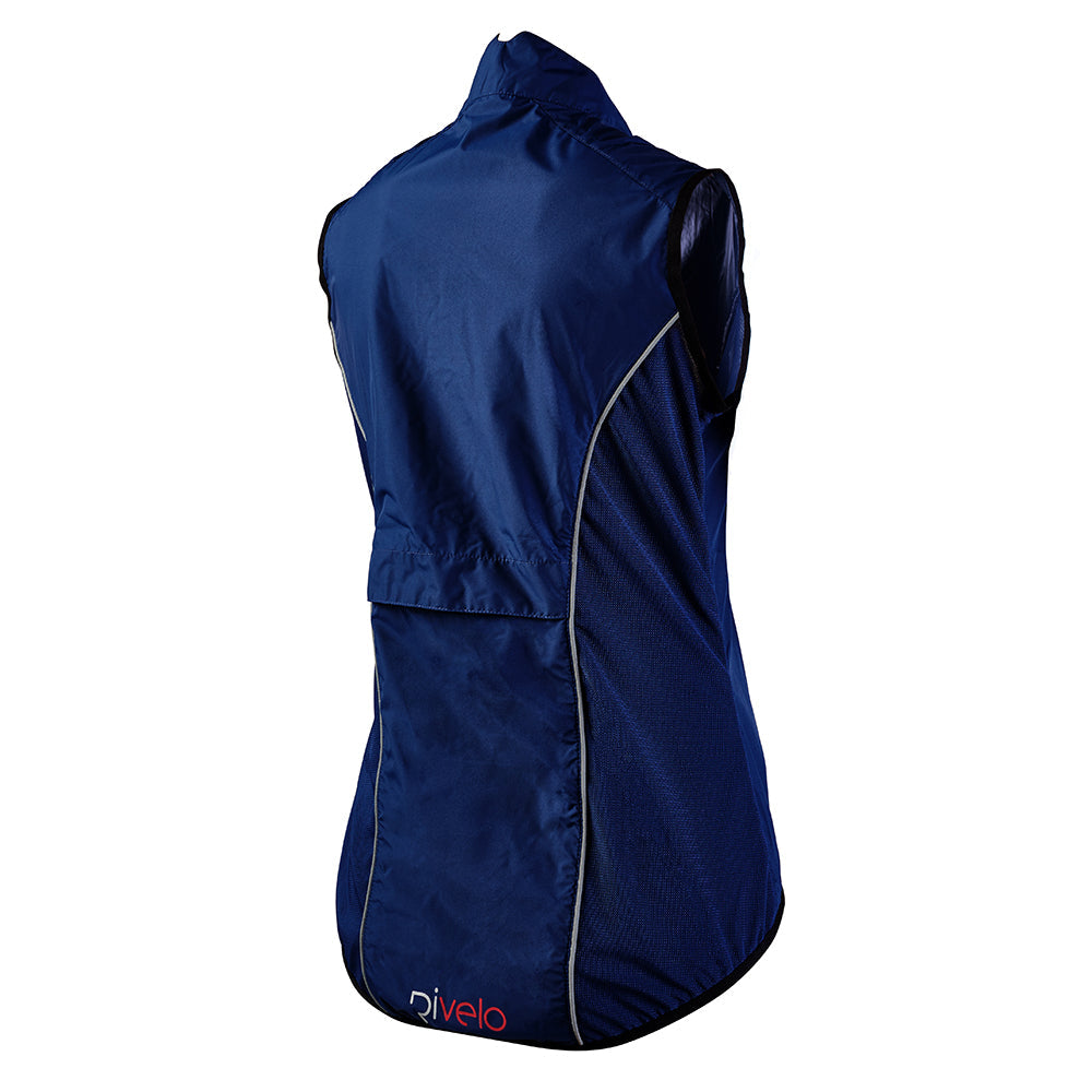 Rivelo Womens Haresfield Gilet (Navy) (studio)