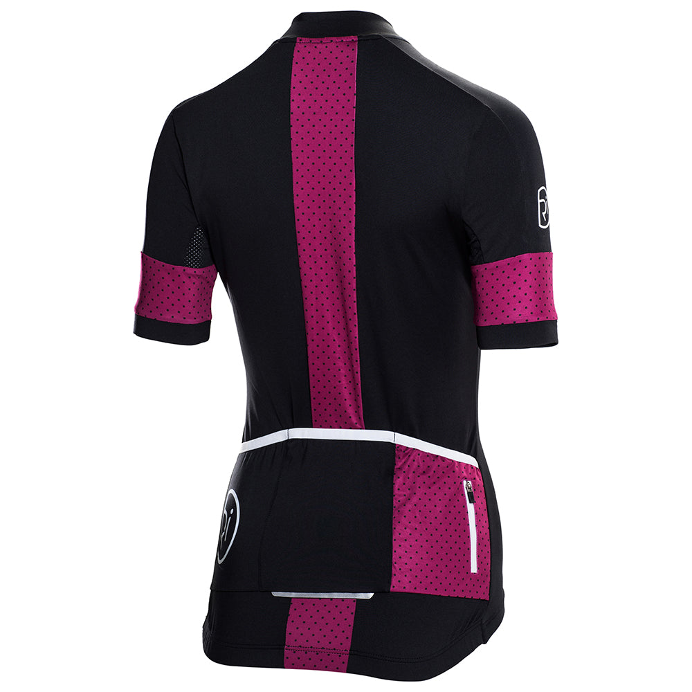 Rivelo | Womens Harwood Jersey (Black/Magenta)