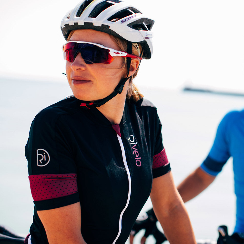 Womens Harwood Jersey (Black/Magenta)