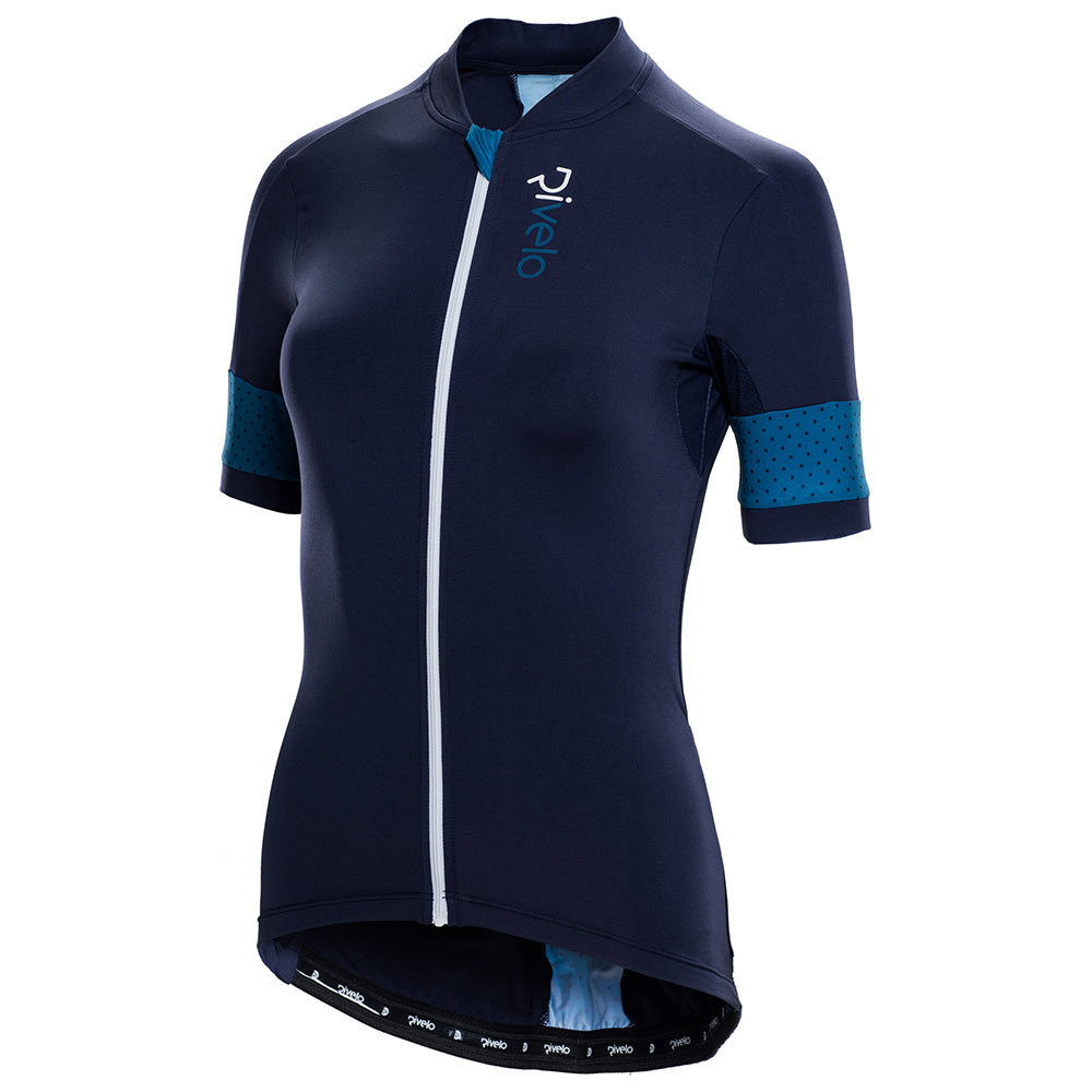Rivelo | Womens Harwood Jersey (Navy/Teal)
