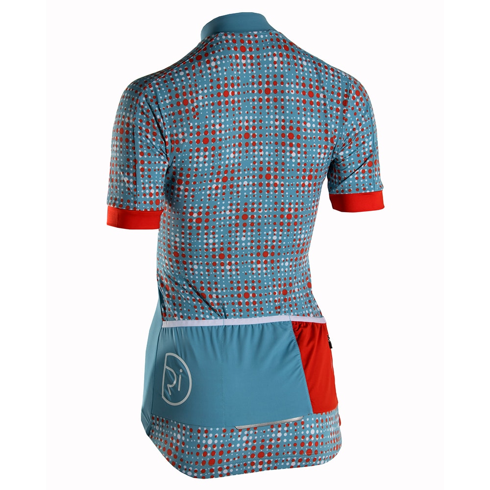 Rivelo Womens Hatchford Jersey (Blue/Orange) (studio)