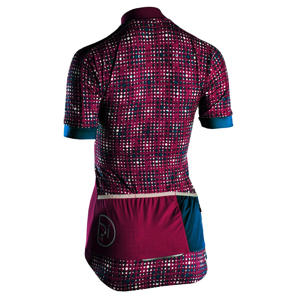 Rivelo Womens Hatchford Jersey (Magenta/Teal) (studio)