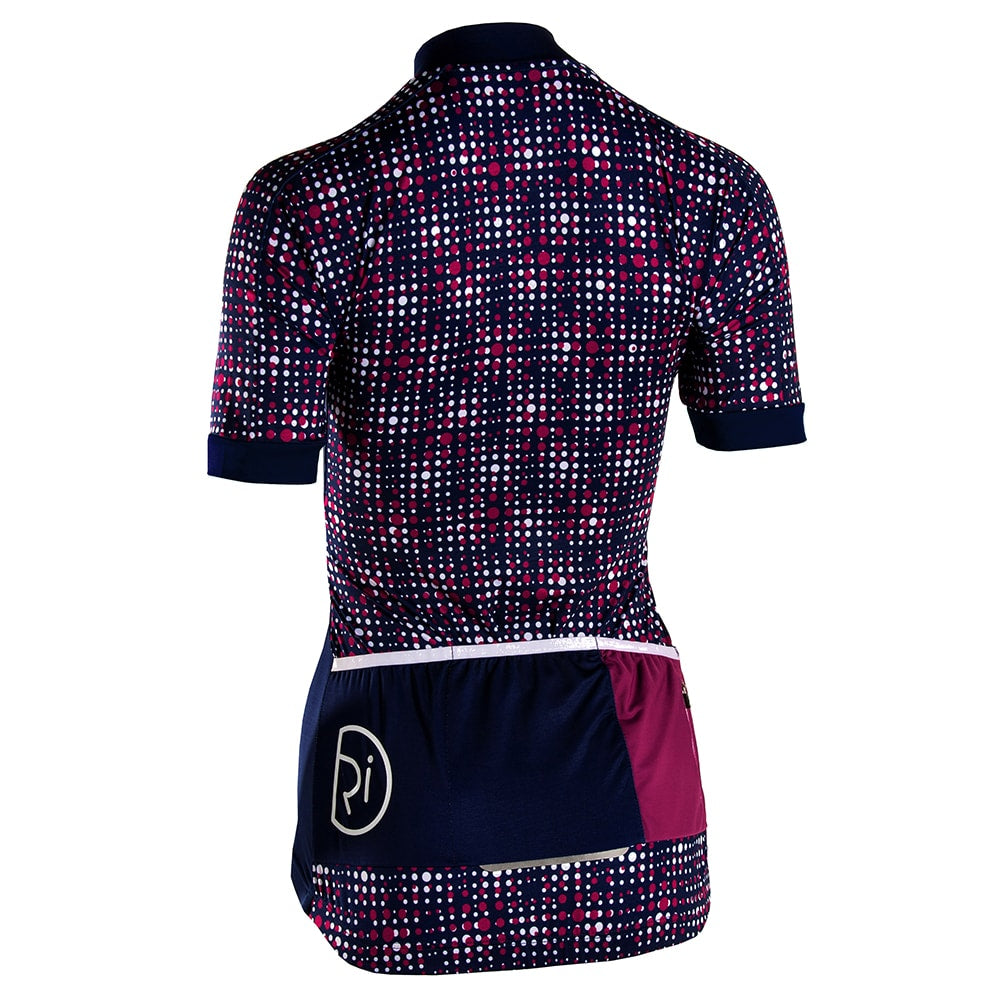 Rivelo Womens Hatchford Jersey (Navy/Magenta) (studio)