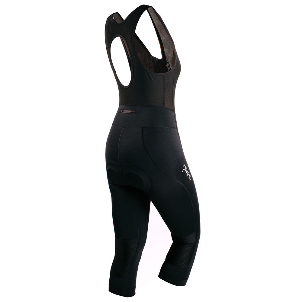 Rivelo Womens Hazelwood 3/4 Bib Tights (Black) (studio)