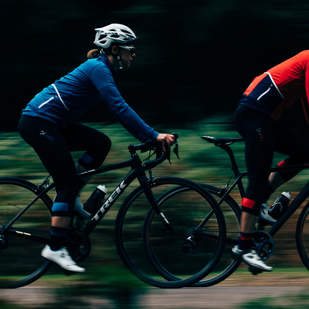 Rivelo | Womens Hazelwood 3/4 Bib Tights (Black/Teal)