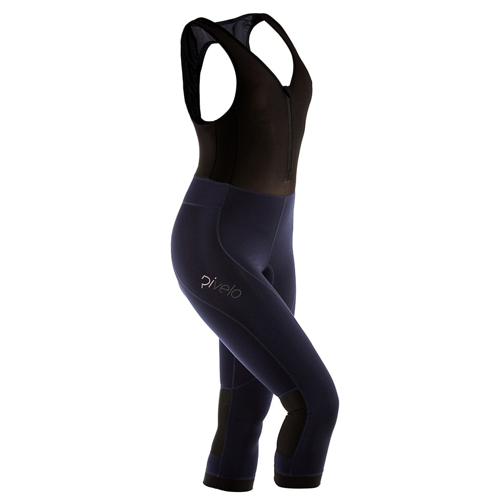 Rivelo Womens Hazelwood 3/4 Bib Tights (Navy/Black) (studio)
