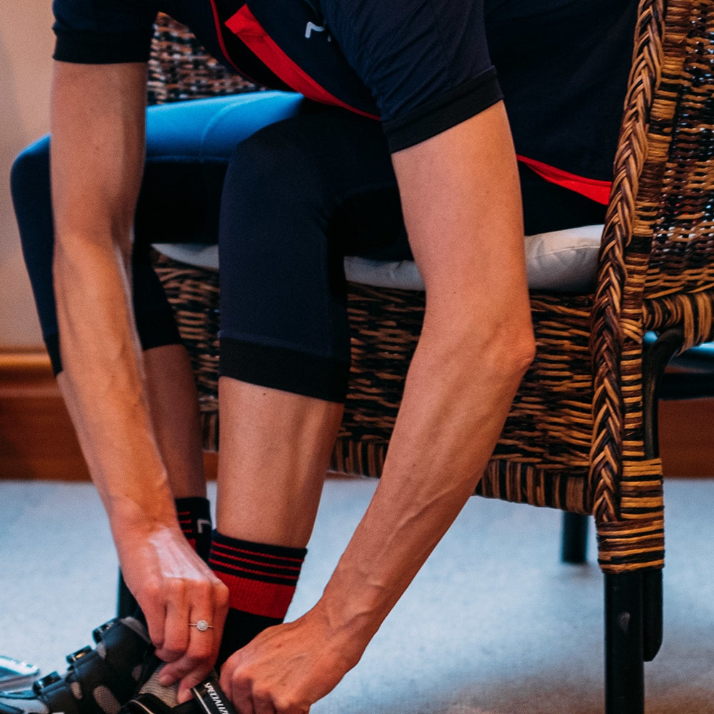 Rivelo | Womens Hazelwood 3/4 Bib Tights (Navy/Black)