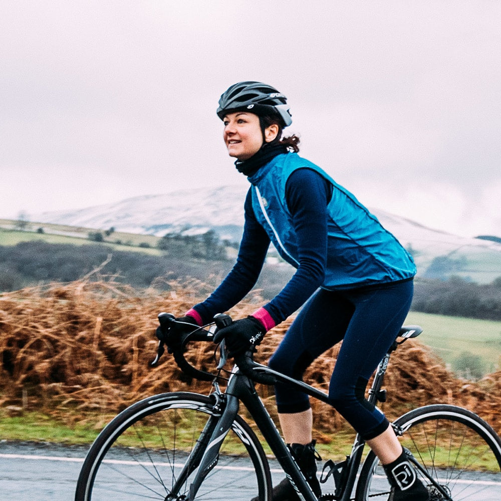 Rivelo Womens Hazelwood 3/4 Bib Tights (Navy/Black)