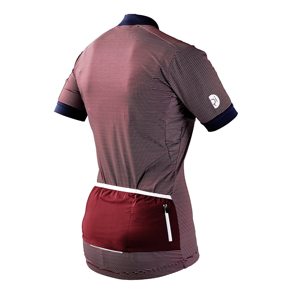 Rivelo | Womens Holmbury Jersey (Burgundy/Navy)