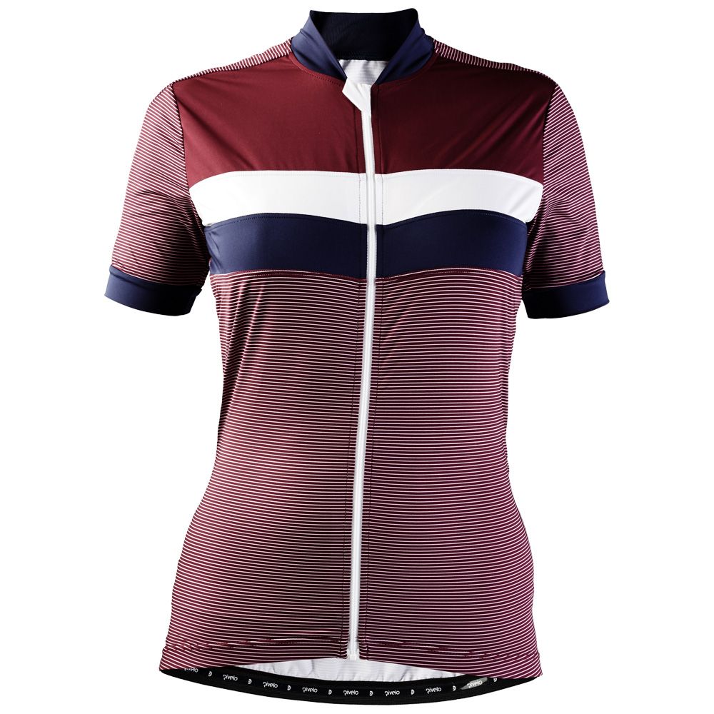 Rivelo | Womens Holmbury Jersey (Burgundy/Navy)