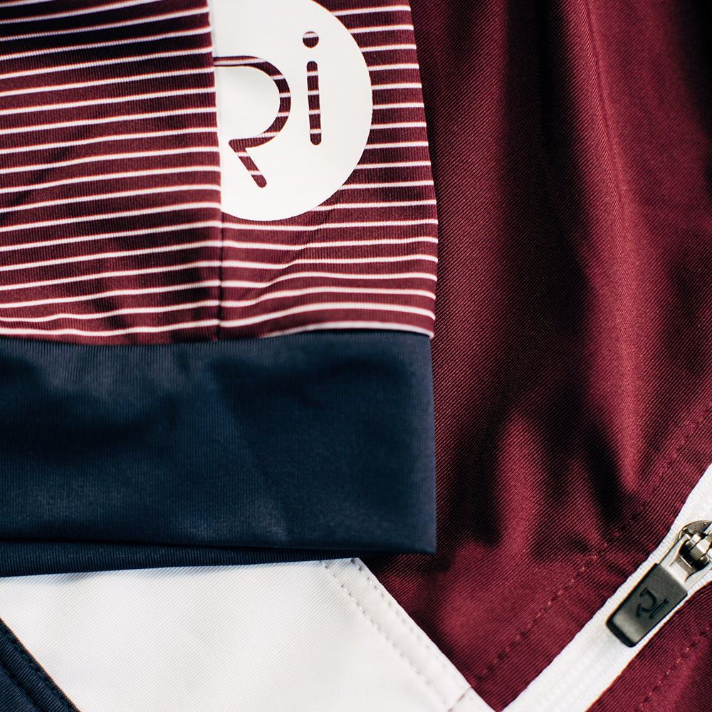 Womens Holmbury Jersey (Burgundy/Navy)