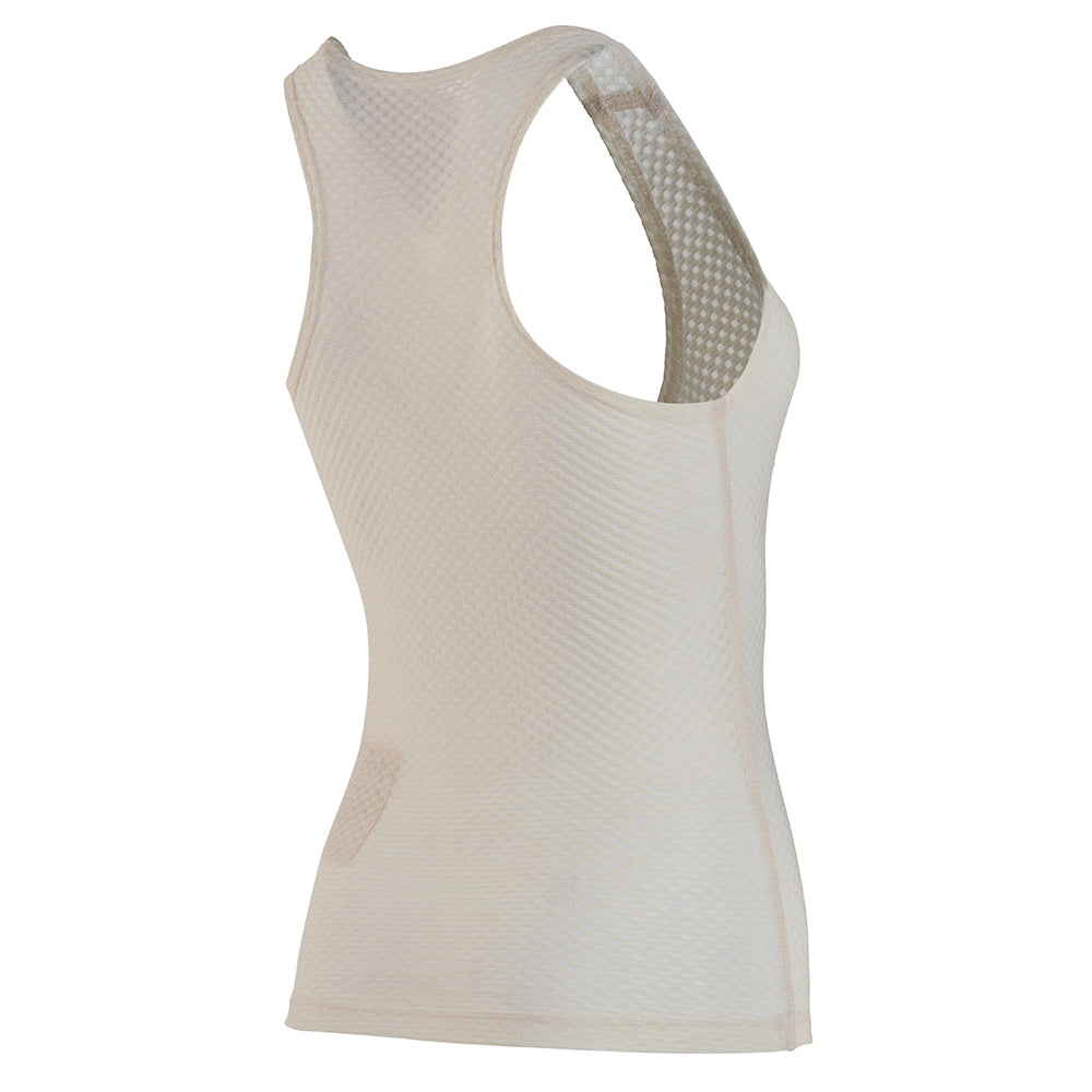 Rivelo Womens Isidro Merino Mesh Base Layer (Chalk) (studio)
