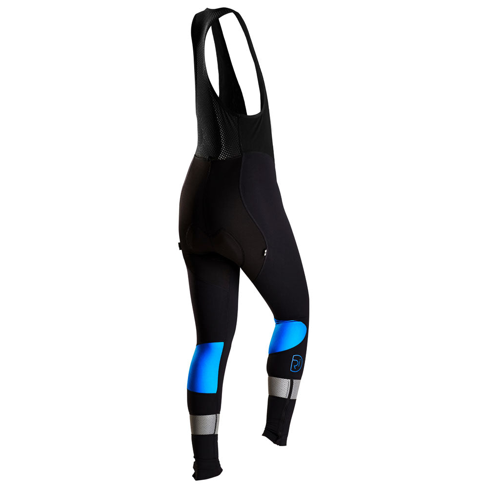 Womens Kennington Bib Tights (Black/Cobalt)