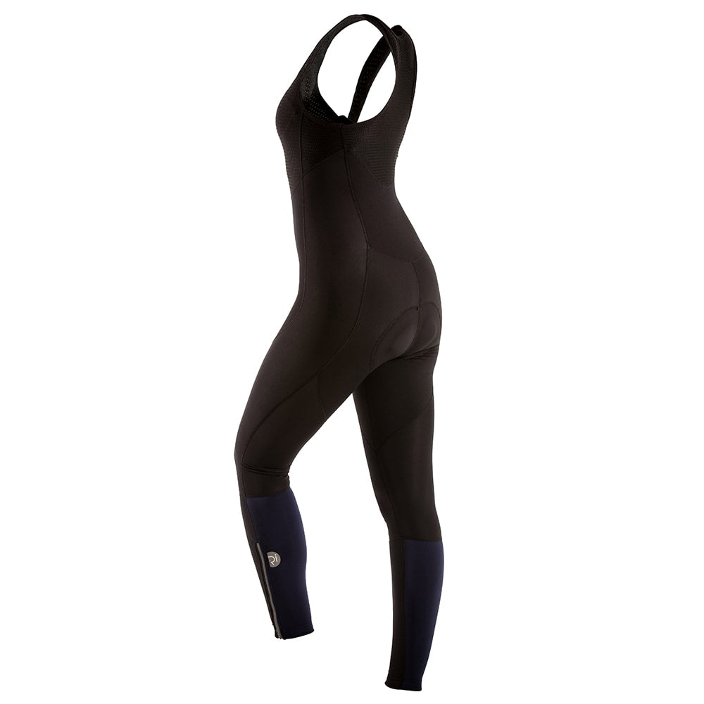 Rivelo Womens Monsal Thermal Bib Tights (Black/Navy) (studio)