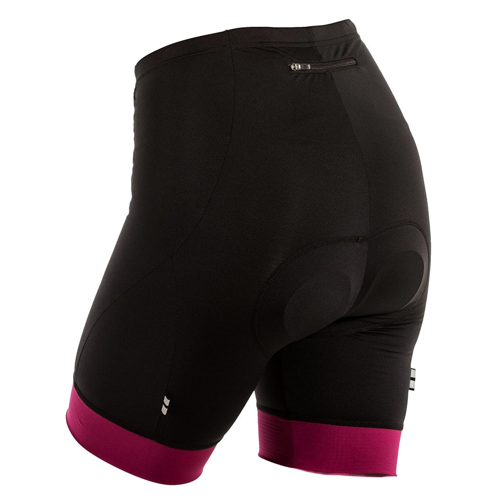 Rivelo Womens Ranmore Shorts (Black/Magenta) (studio)