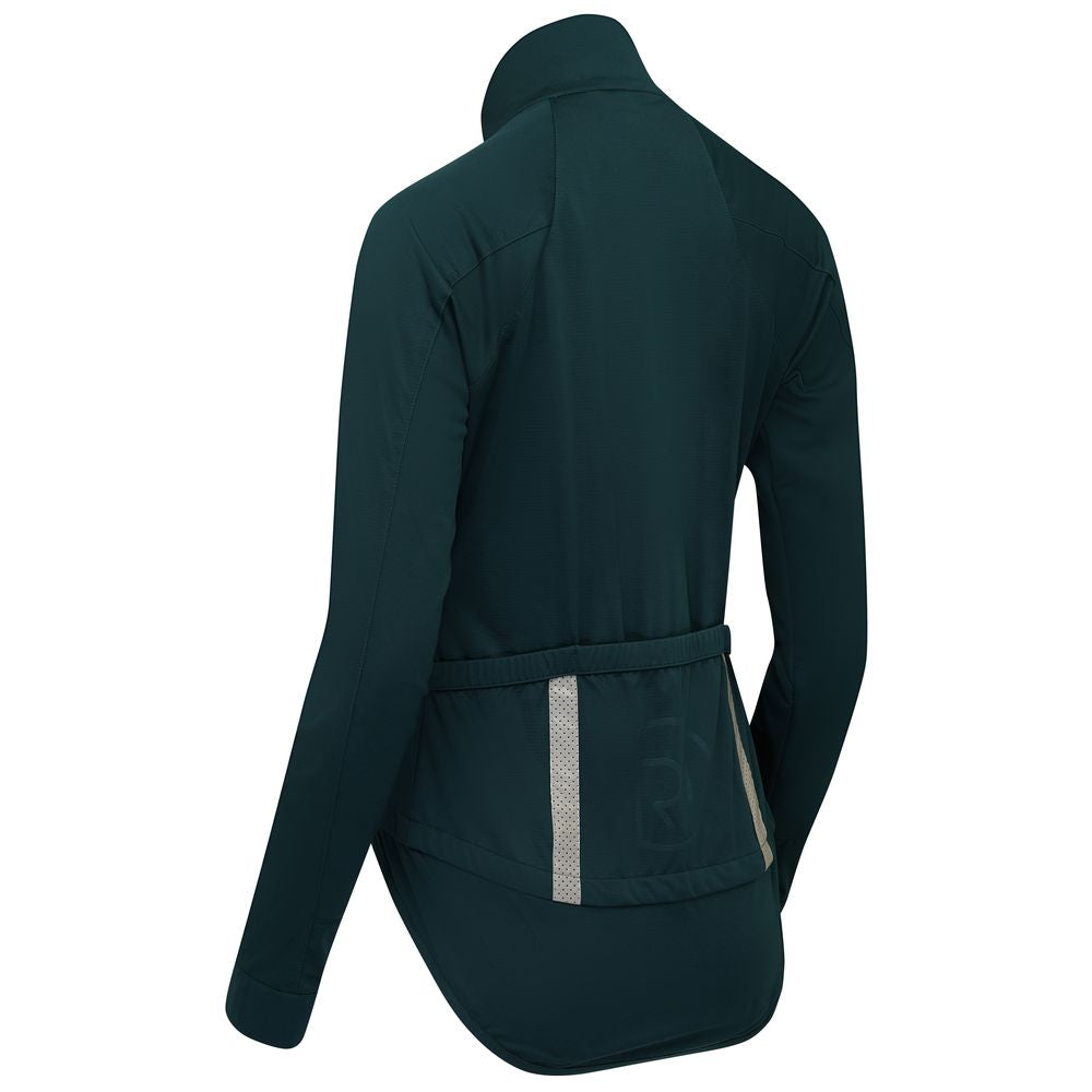 Rivelo Womens Thursley II Softshell Jacket (Petrol/Yellow) (studio)