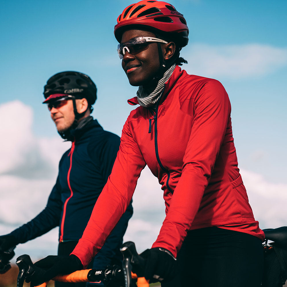 Rivelo | Womens Thursley II Softshell Jacket (Ruby/Navy)