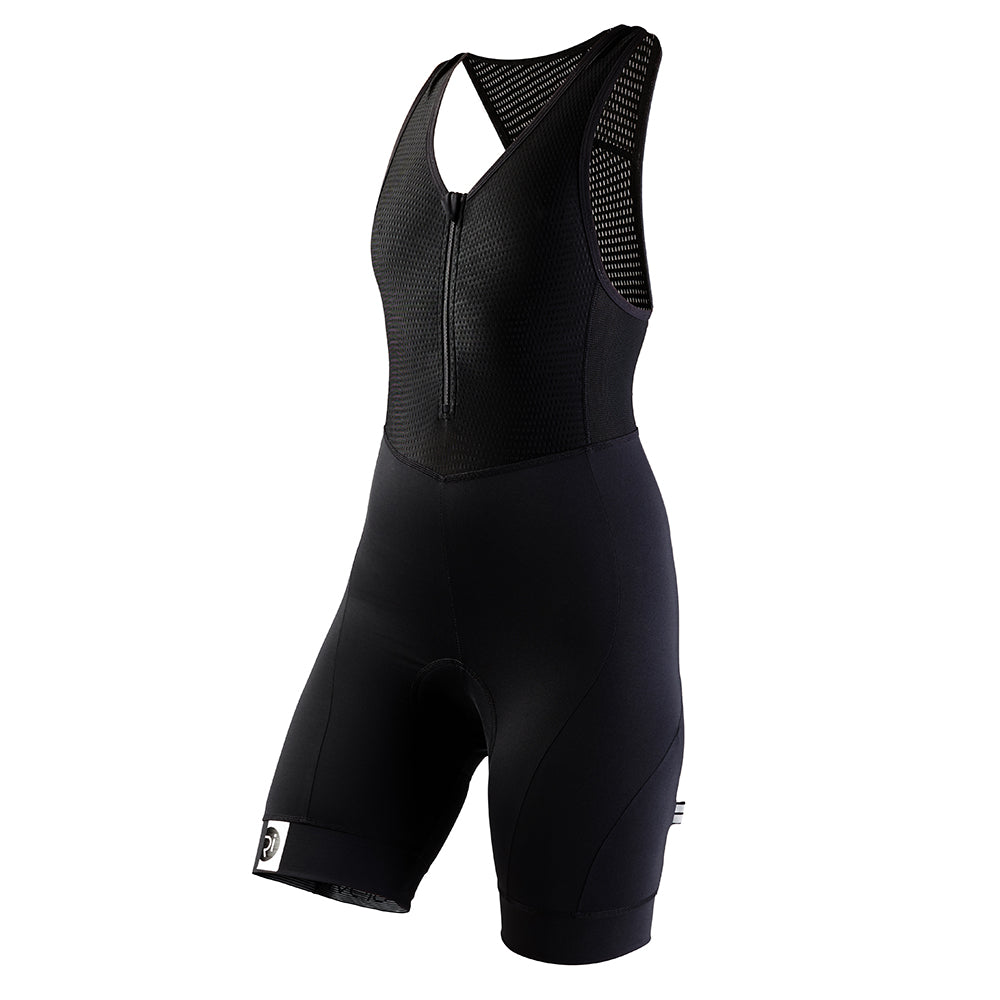 Rivelo Womens Tideswell Bib Shorts (Black) (studio)