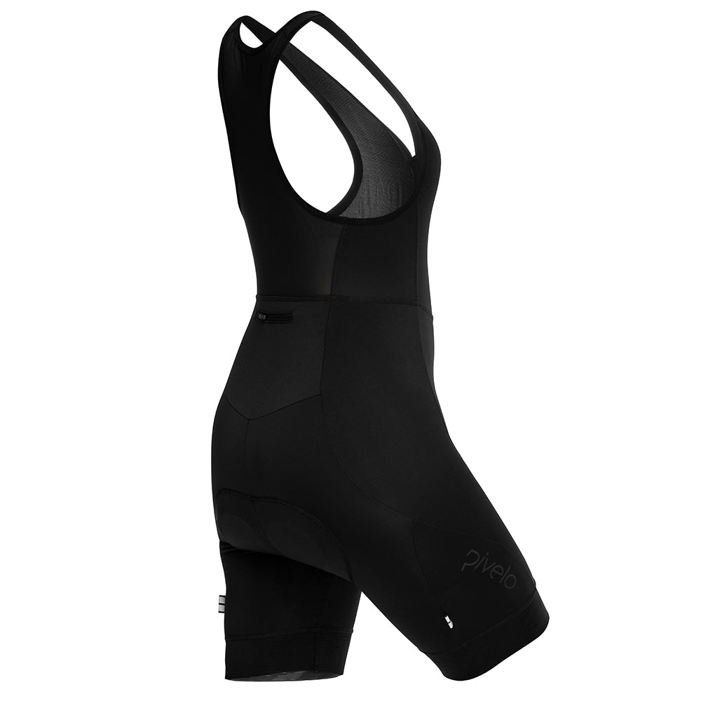 Rivelo Womens Tideswell Pro Bib Shorts (Black) (studio)