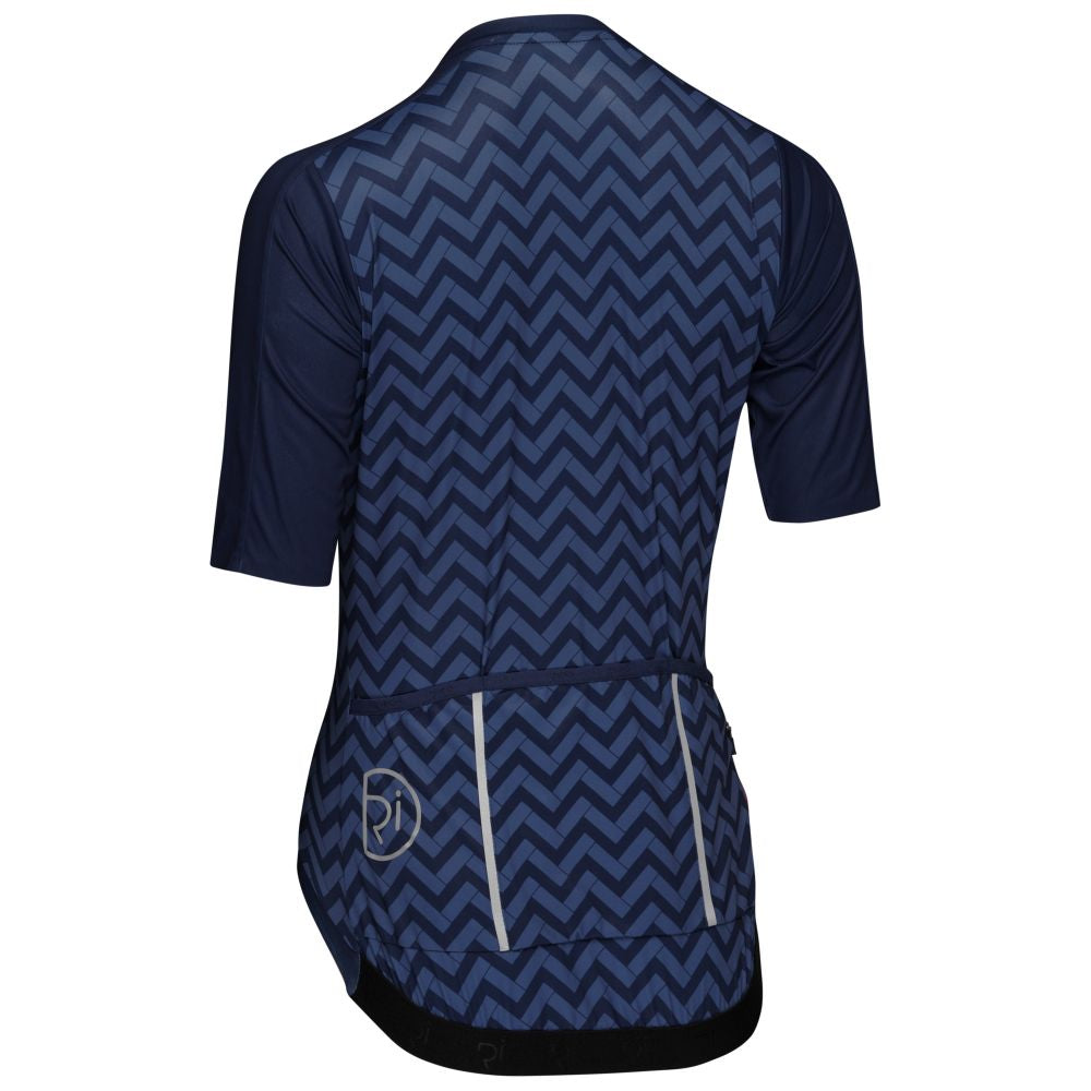 Rivelo Womens Tilford Jersey (Navy Chevron) (studio)