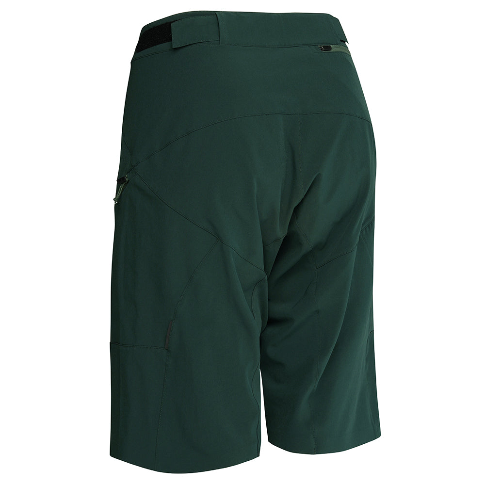 Rivelo Womens Triscombe MTB Shorts (Woodland) (studio)