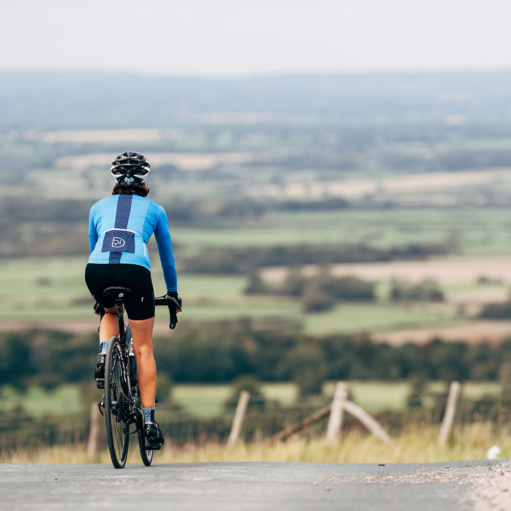 Rivelo | Womens Woodvale Light Long Sleeve Jersey (Cobalt/Navy)
