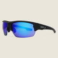 Ardgour Sunglasses (Matt Black/Blue Mirror) (studio)