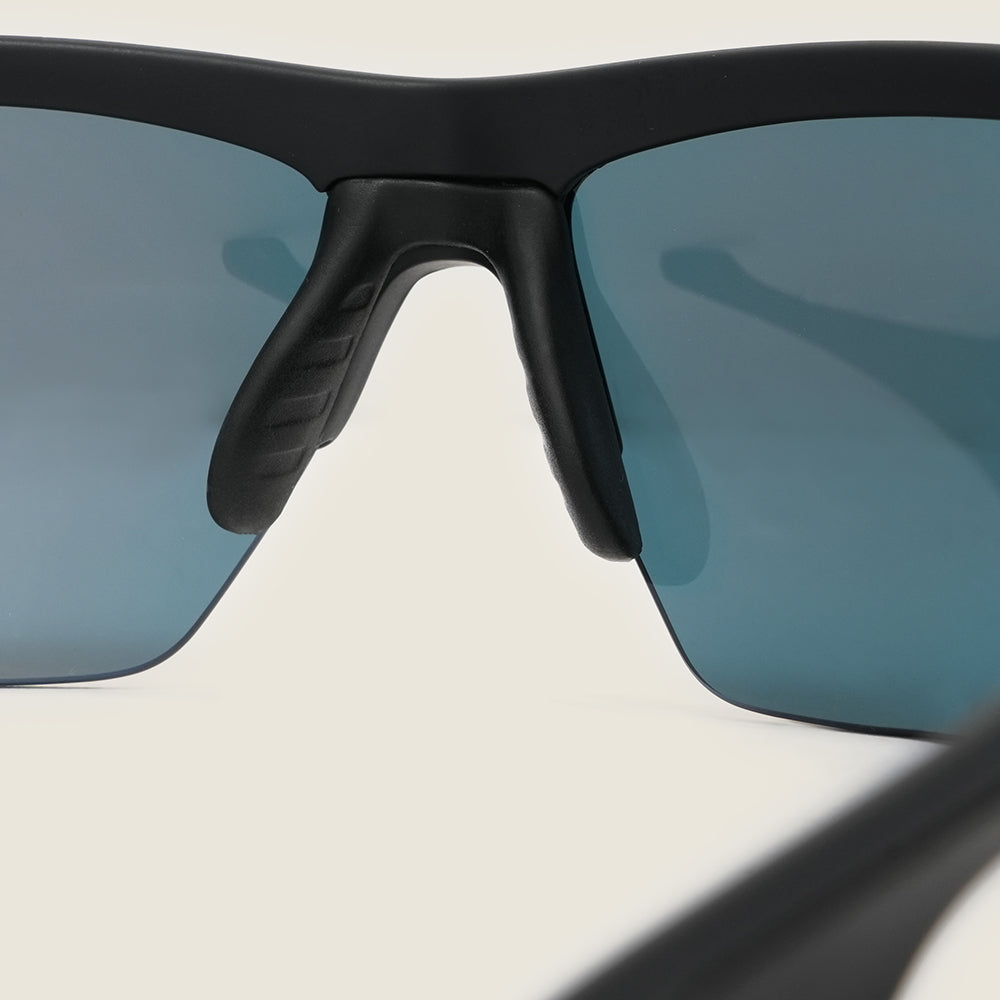 Ardgour Sunglasses (Matt Black/Red Mirror)