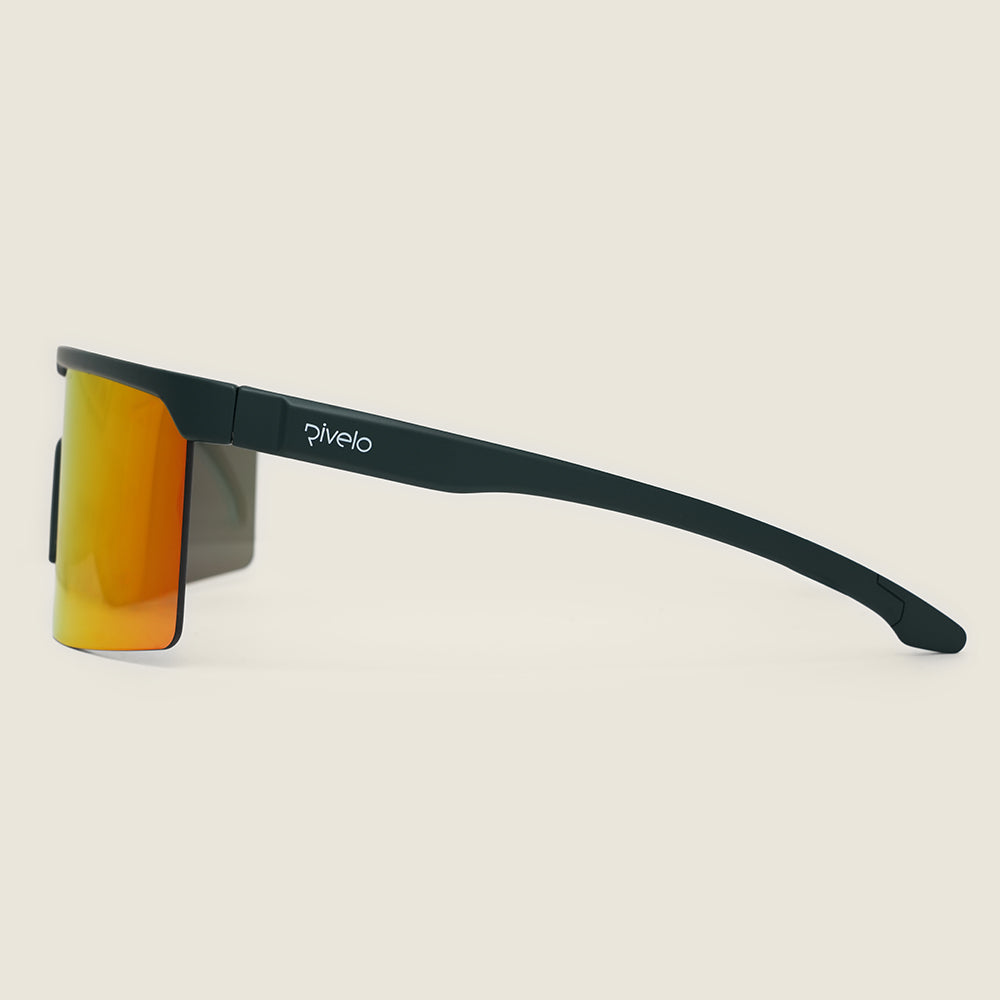 Barra Sunglasses (Deep Teal/Red Mirror) (studio)