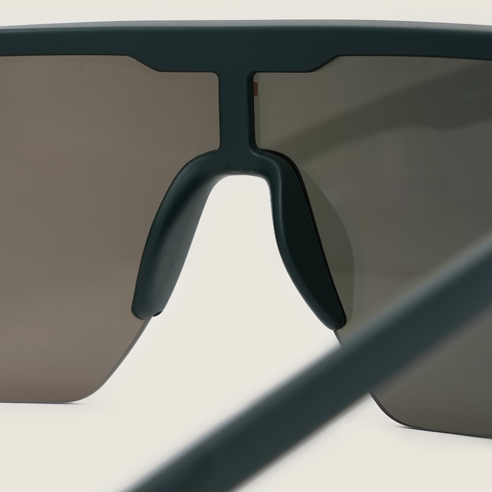Barra Sunglasses (Deep Teal/Red Mirror)
