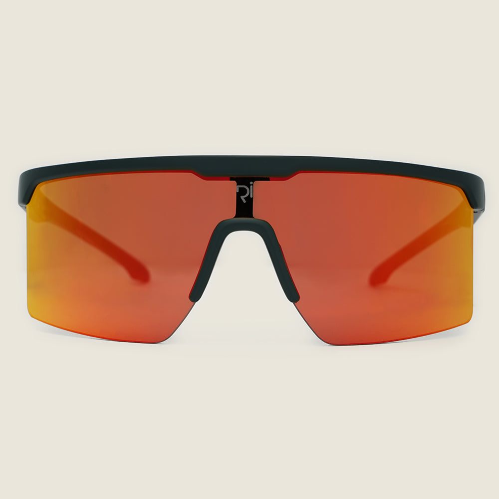 Barra Sunglasses (Deep Teal/Red Mirror) (studio)