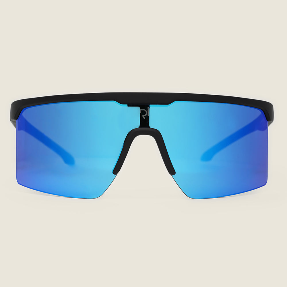 Barra Sunglasses (Matt Black/Blue Mirror) (studio)