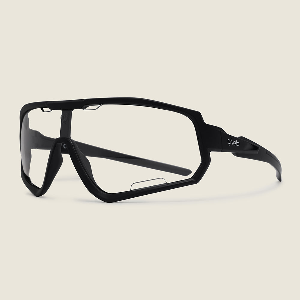 Braemar Photochromic Sunglasses (Matt Black/Photochromic) (studio)