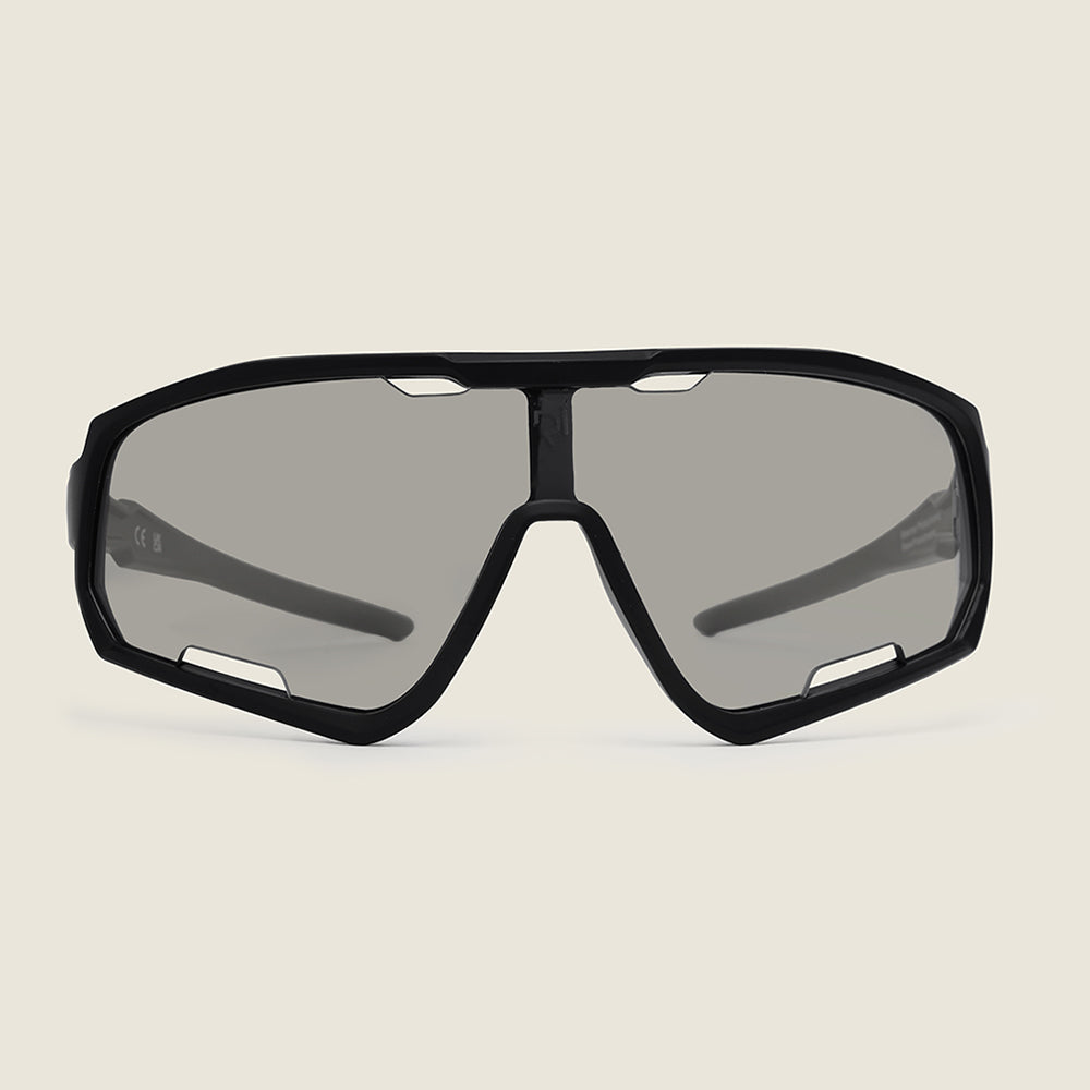 Braemar Photochromic Sunglasses (Matt Black/Photochromic) (studio)