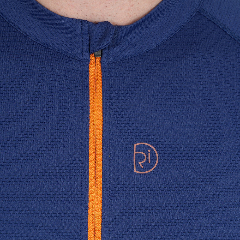 Mens Bathford Essential LS Jersey (Navy/Desert Sun)