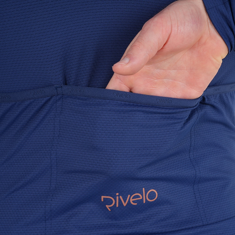 Mens Bathford Essential LS Jersey (Navy/Desert Sun)