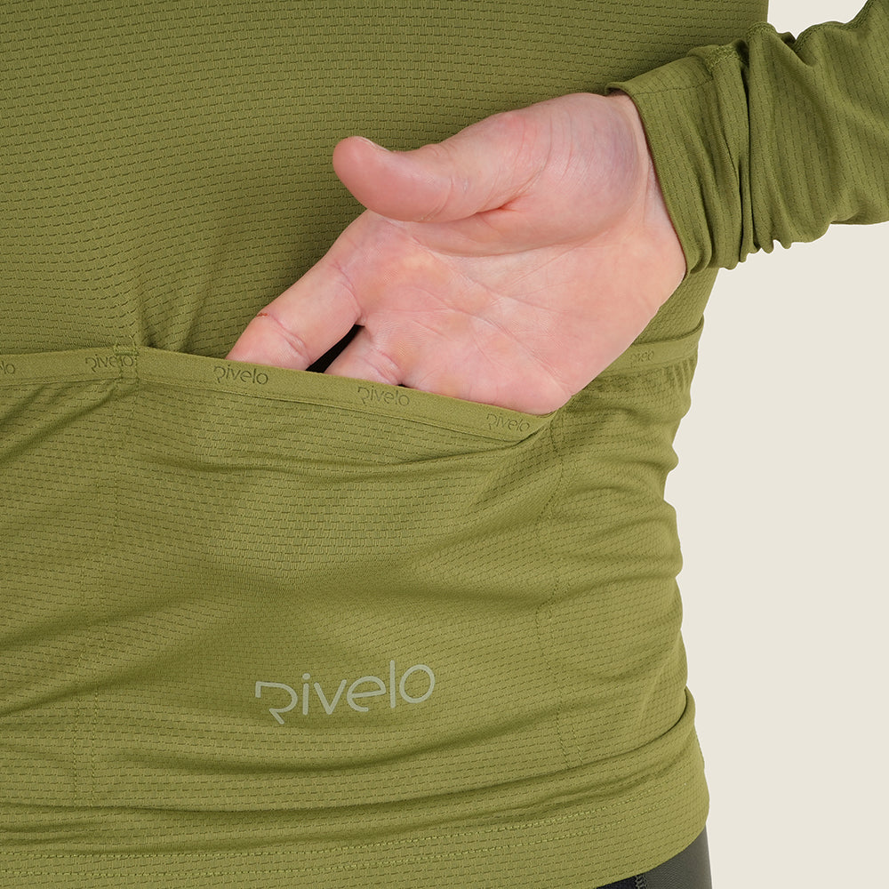 Mens Bathford Essential LS Jersey (Peat Moss/Moss)