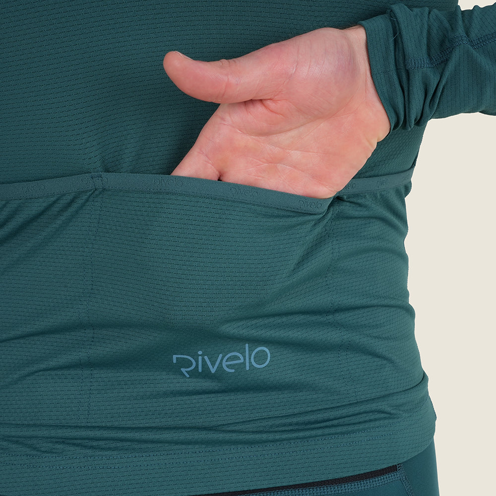 Mens Bathford Essential LS Jersey (Petrol/Teal)