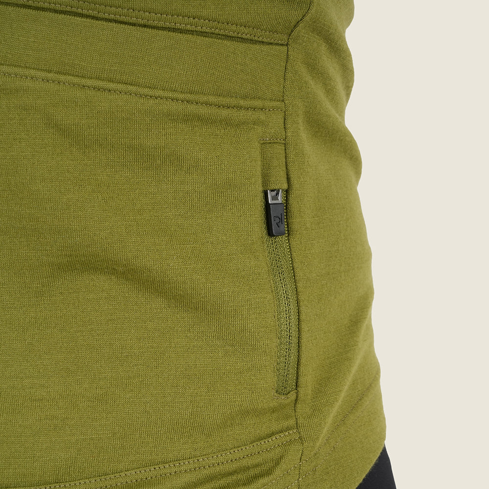 Mens Cranbrook Merino Blend LS Jersey (Peat Moss)