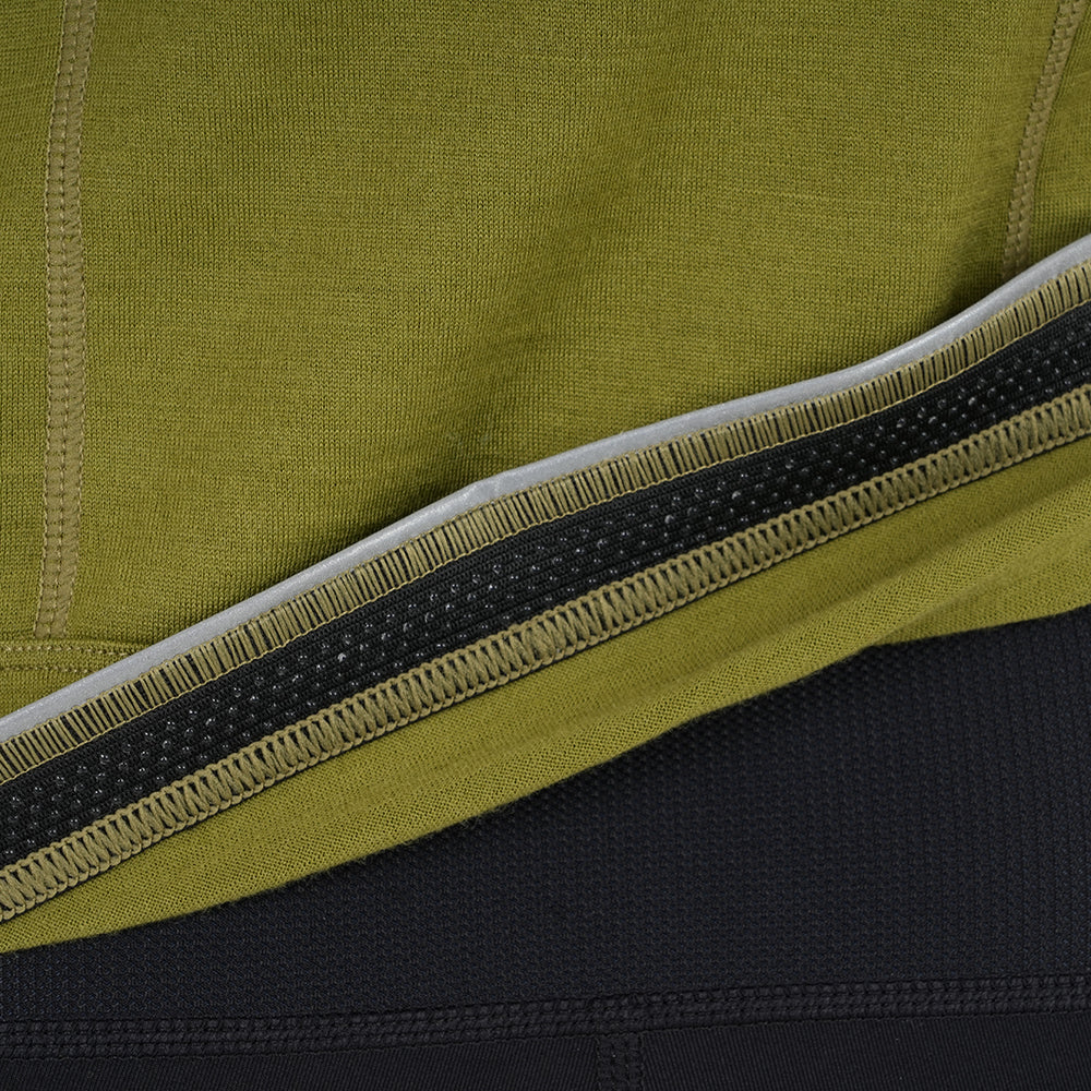 Mens Cranbrook Merino Blend LS Jersey (Peat Moss)