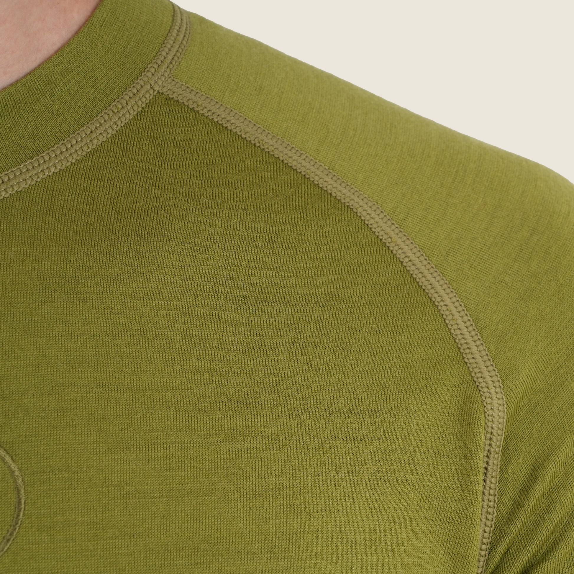 Mens Cranbrook Merino Blend LS Jersey (Peat Moss)