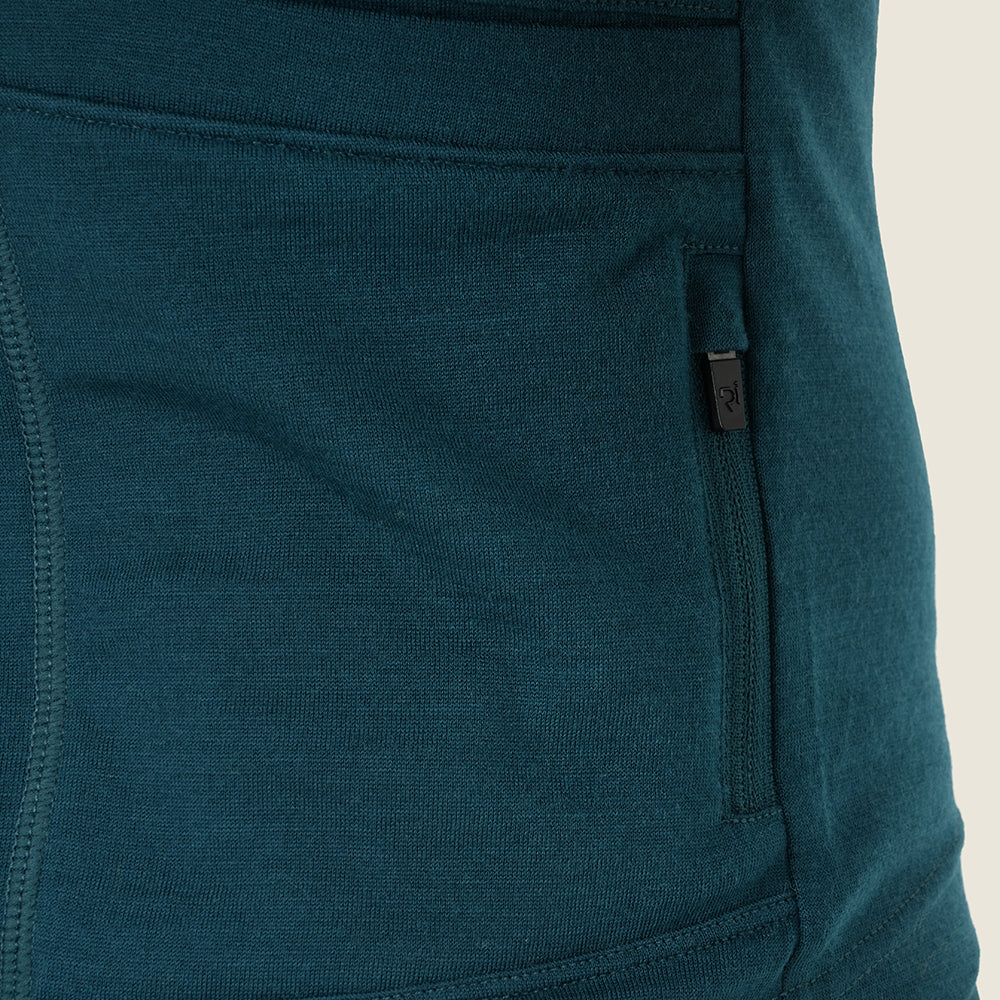 Mens Cranbrook Merino Blend LS Jersey (Petrol)