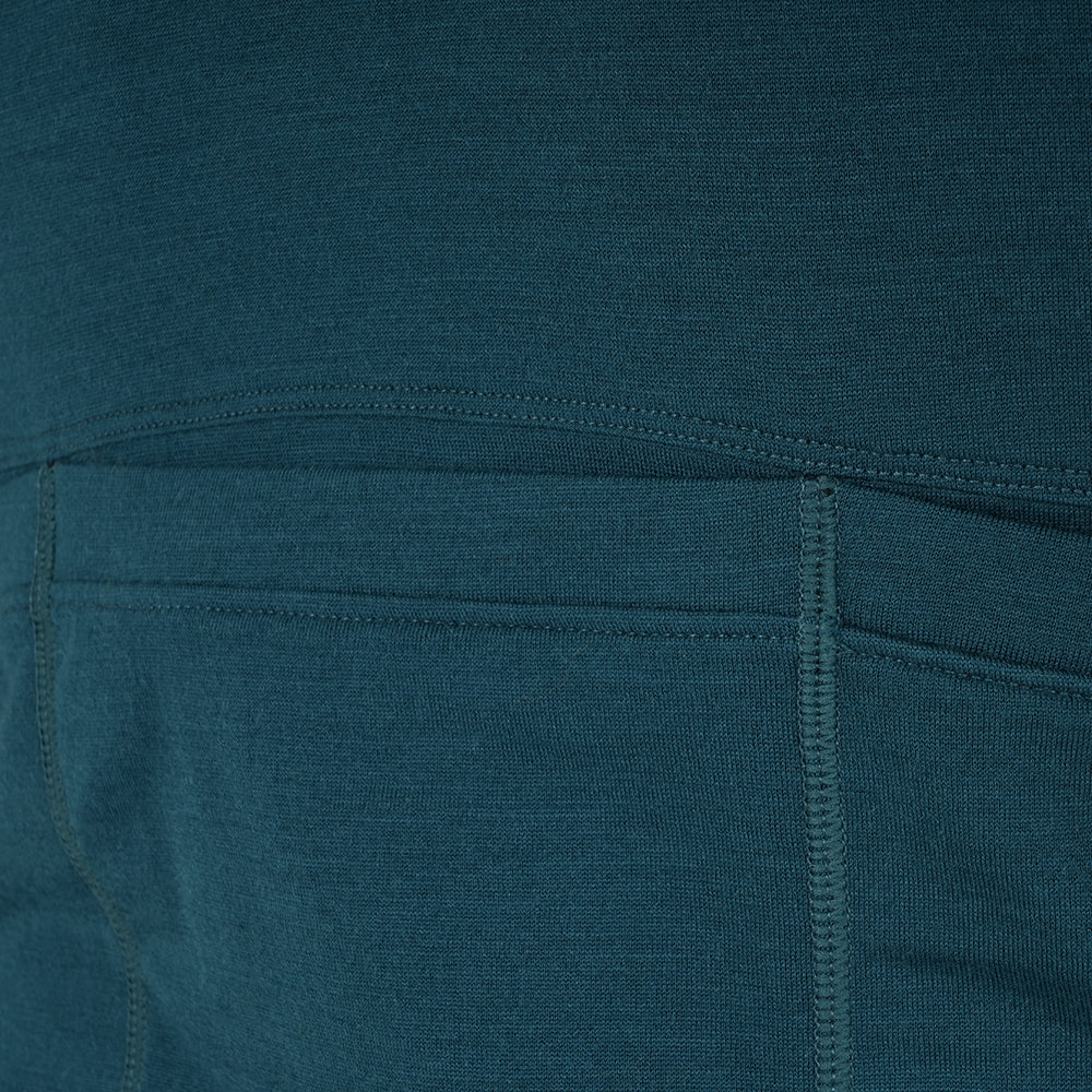 Mens Cranbrook Merino Blend LS Jersey (Petrol)