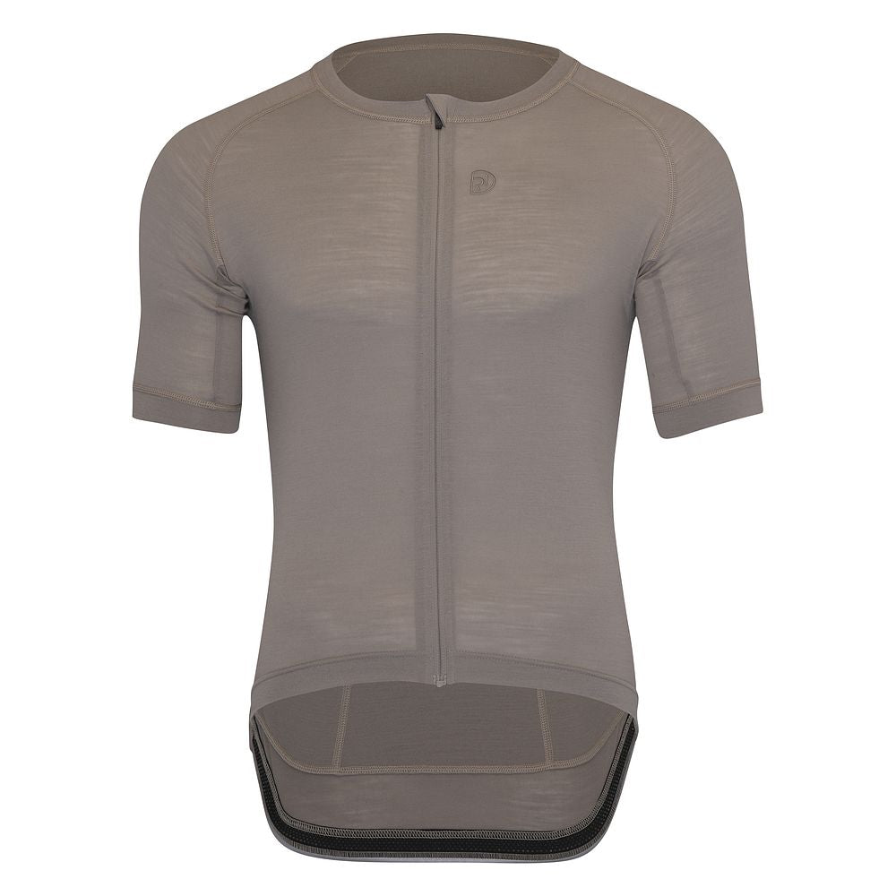 Mens Cranbrook SS Merino Blend Jersey (Vintage Grey) (studio)