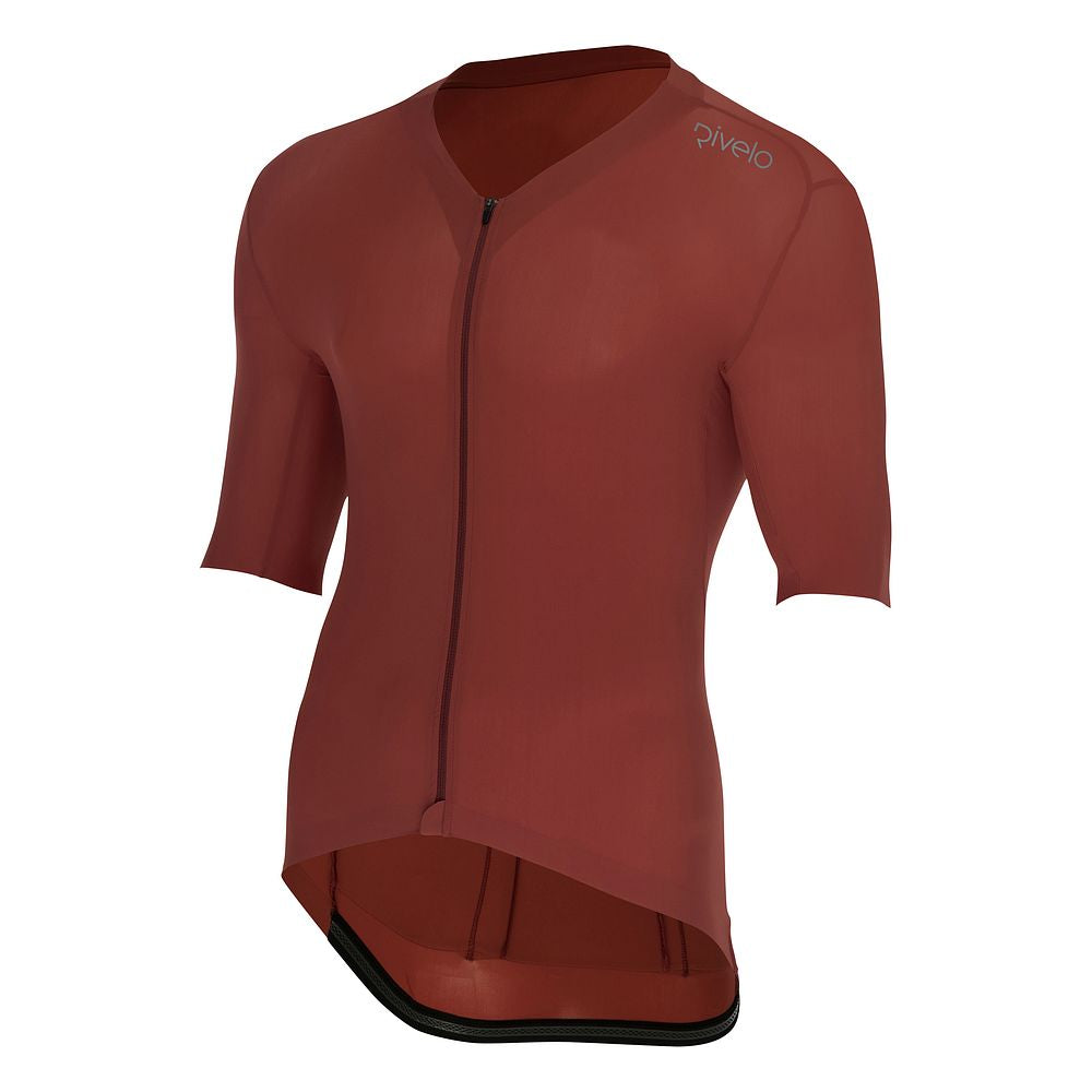 Mens Finestre Race Jersey (Brick) (studio)
