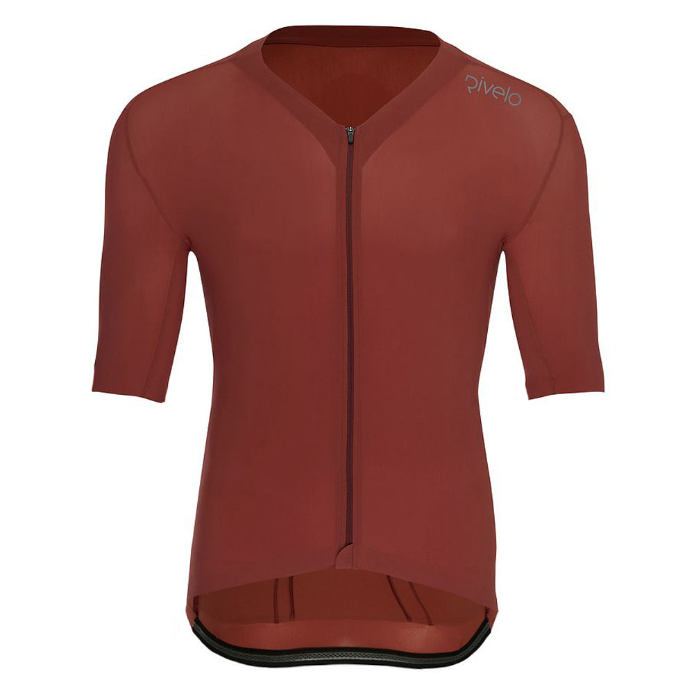 Mens Finestre Race Jersey (Brick) (studio)